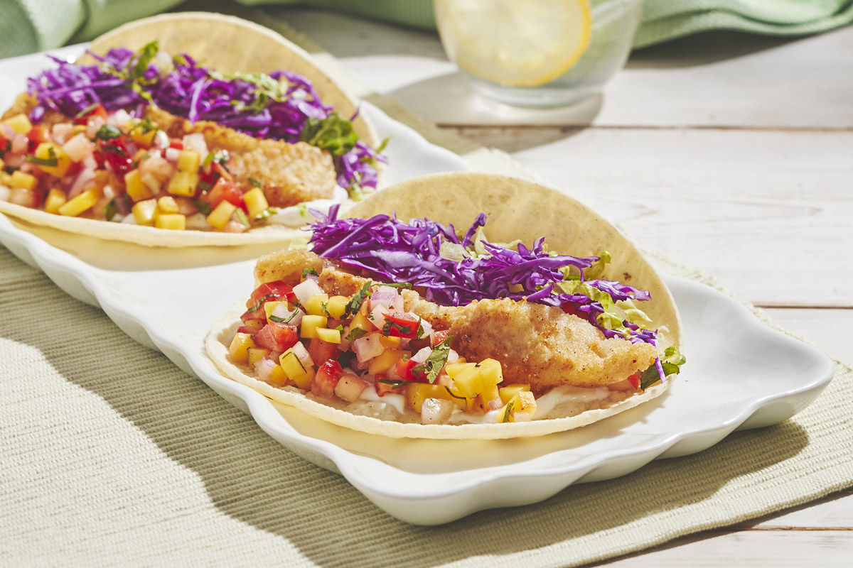 Fish tacos with mango salsa - My Spice it up!