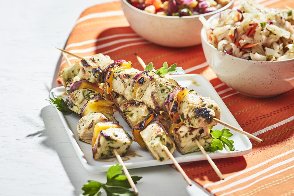 Lemon Chicken Skewers - My Spice it up!