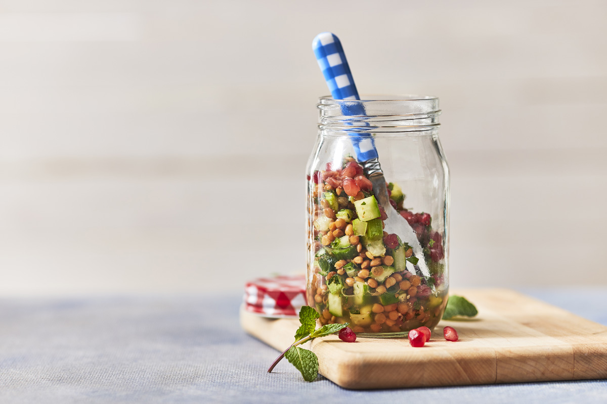 Lentil Salad (with video) - My Spice it up!