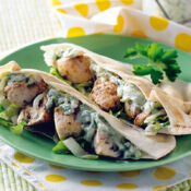 Chicken Souvlaki Sandwiches