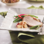 Festive Turkey Breast with Apple Onion Chutney