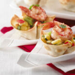 Mini Shrimp Tacos with Corn Salsa