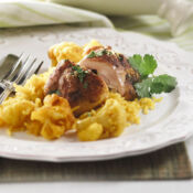 Moroccan Spiced Chicken with Rice and Cauliflower