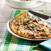 Mushroom and Rice Omelette