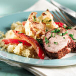 Creole Spiced Pork and Vegetables on Couscous