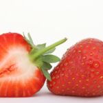 Sliced strawberries