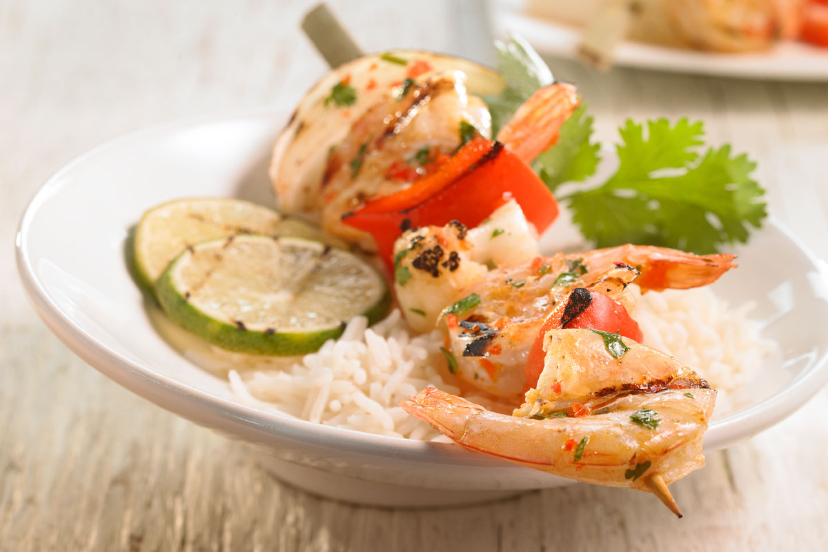 Thai Shrimp Kebabs - My Spice it up!